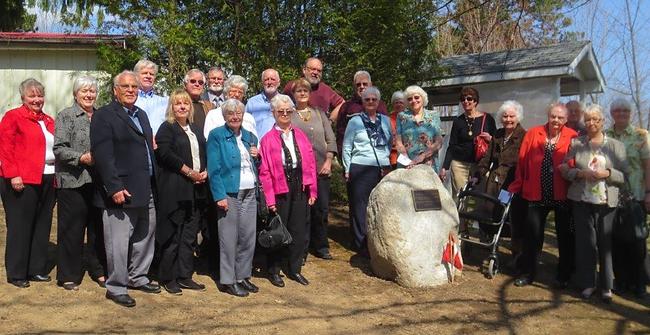 Pastor Poul Berg Sundgaard at the Canadian Lung Association Monument